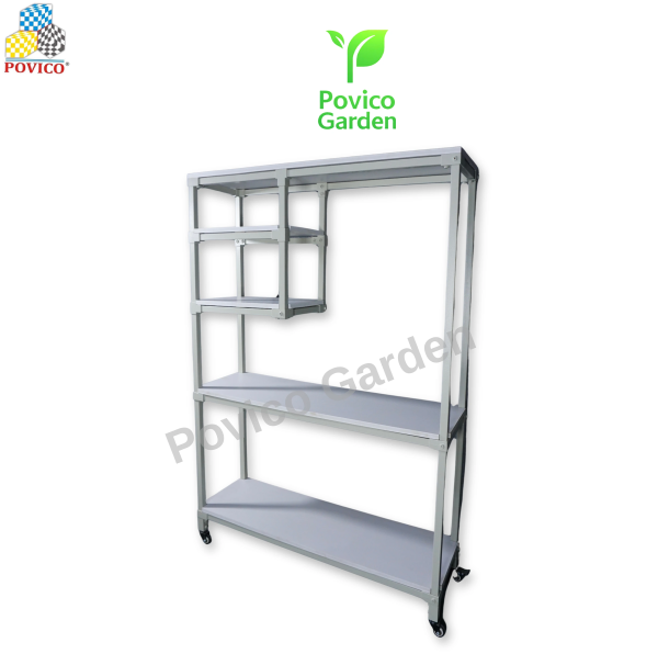 Kệ trang trí văn phòng có bánh xe tiện lợi